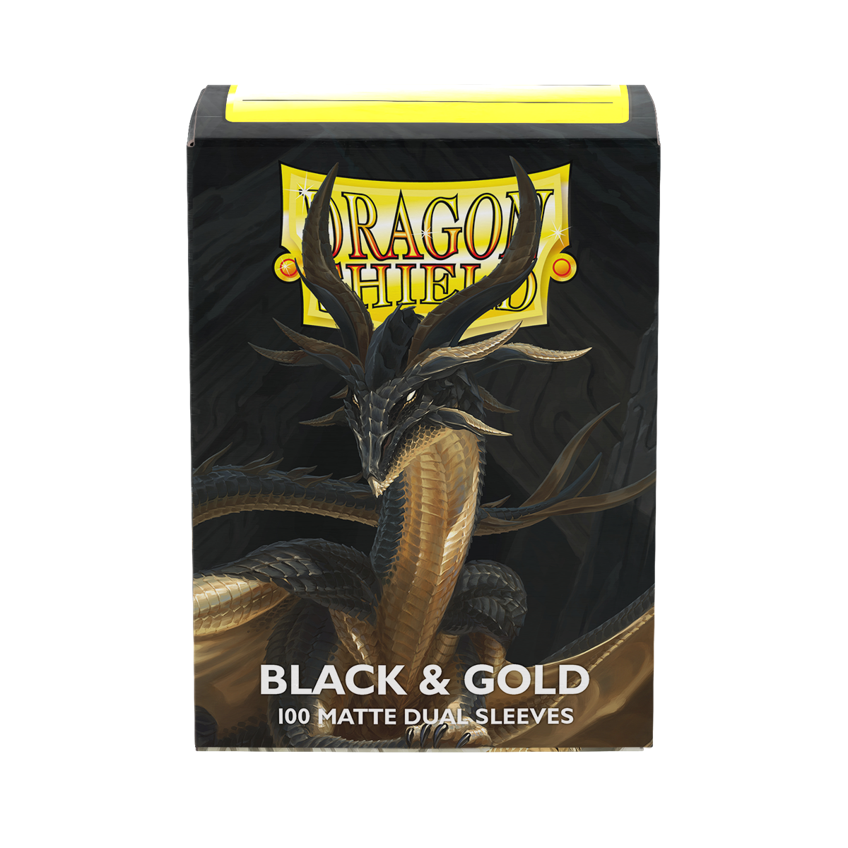 Dragon Shield Dual Matte: Black and Gold 100CT