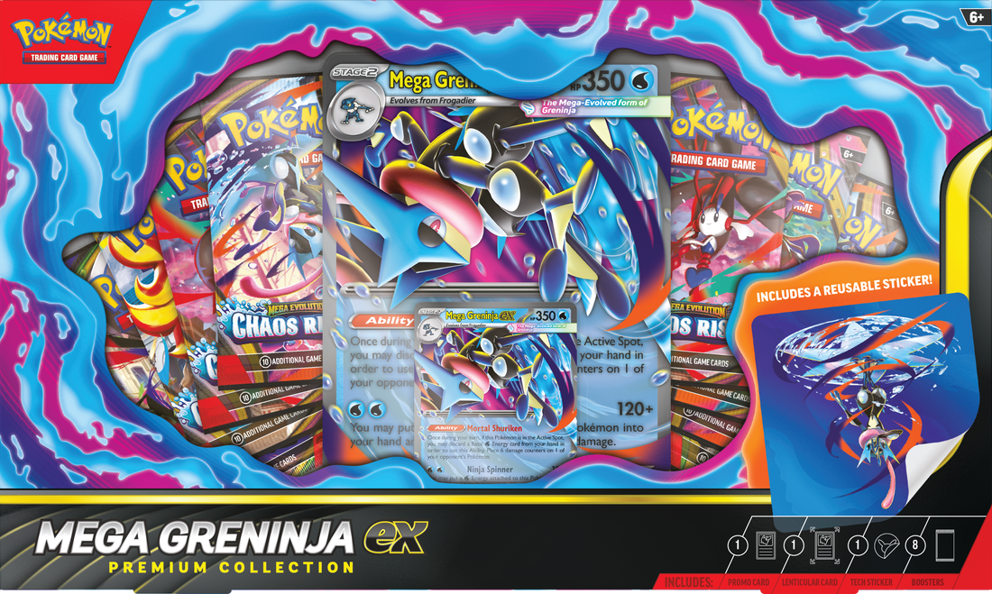 Pokemon TCG: Mega Greninja Ex Premium Collection (English)