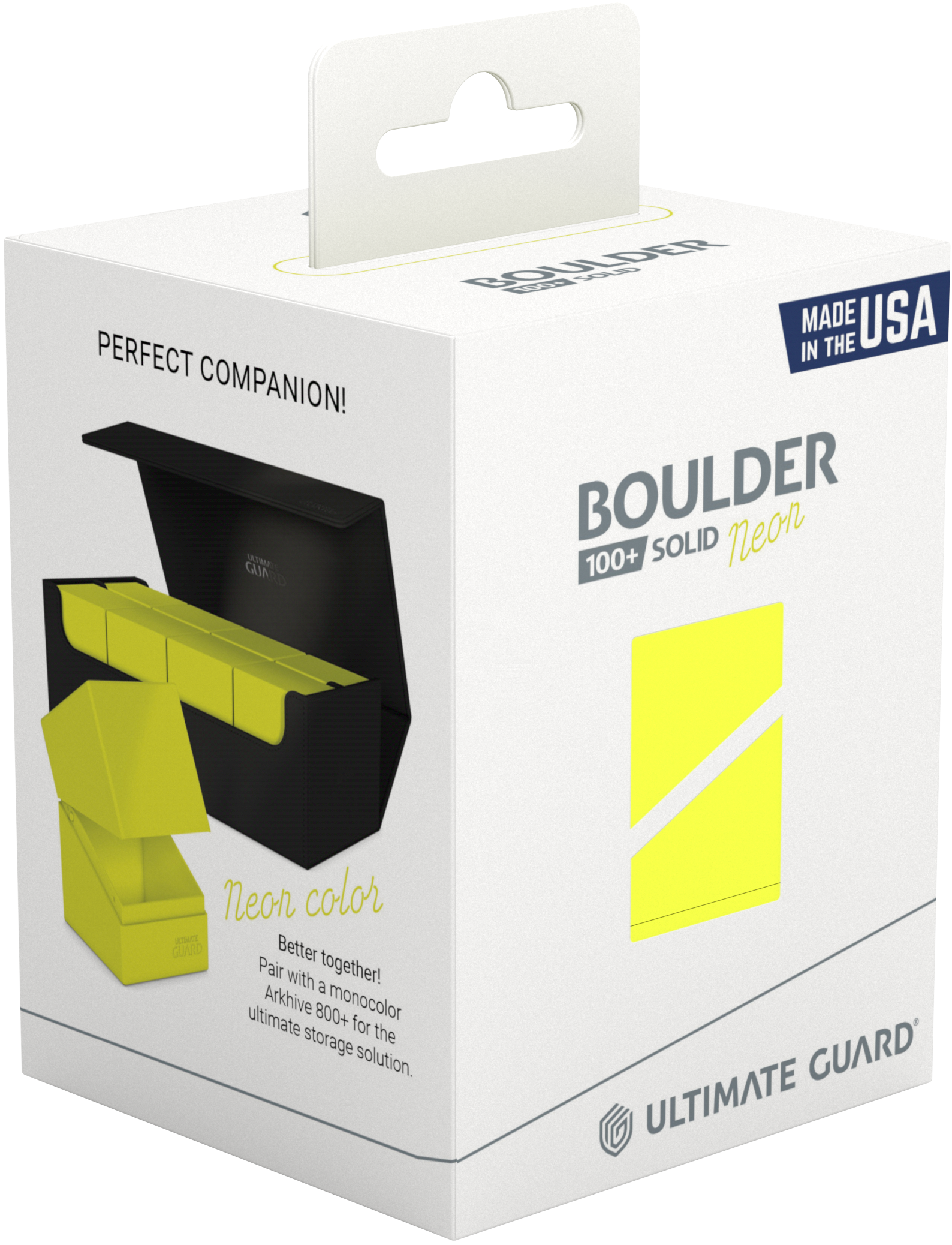 Étui de rangement Deck Case Boulder 100+ Jaune fluo uni