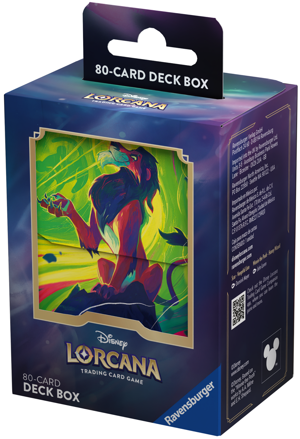 Disney Lorcana: Azurite Seas Deck Box - Scar