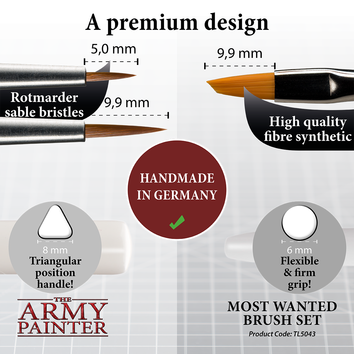 Wargamers Most Wanted Brush Set
