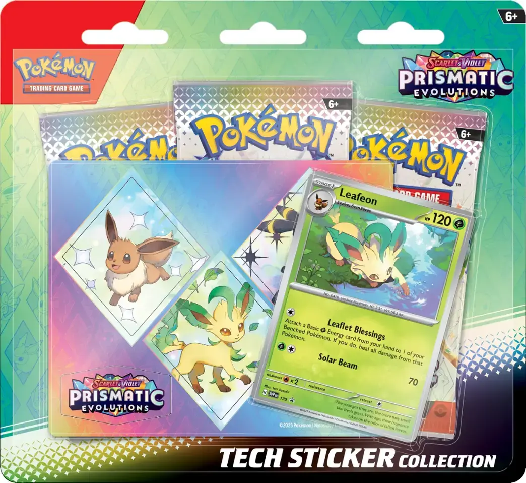 Pokemon TCG: SV8.5 Prismatic Evolutions Tech Sticker Collection