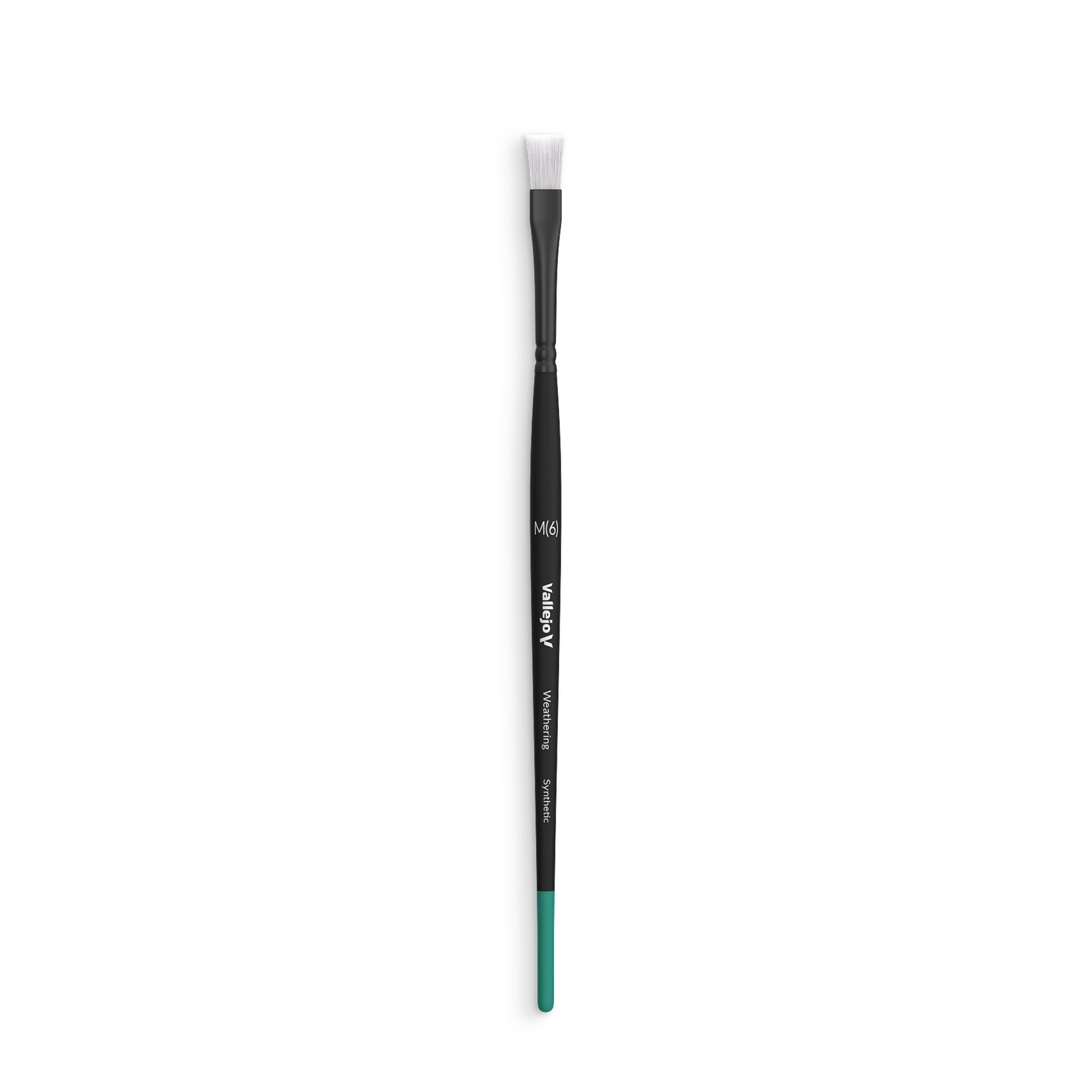 Synthetic Weathering Flat Brush - Medium