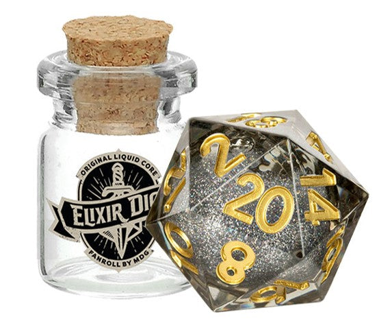Noyau liquide Elixir Dice : D20 individuel - Huile évanescente
