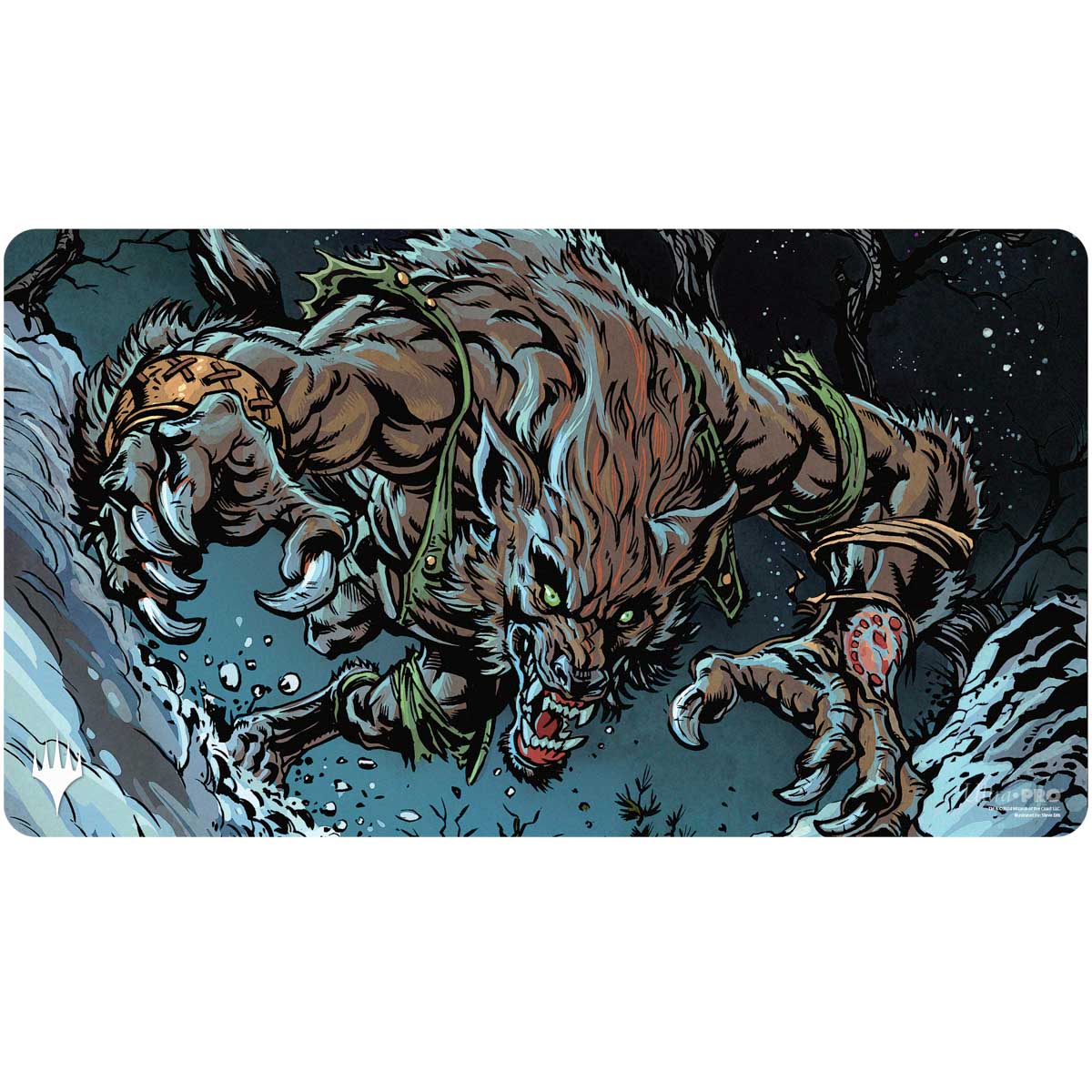 Tapis de jeu Magic: The Gathering - Innistrad Remastered : Double face, multi-mythique, Maître-chasseur des Landes