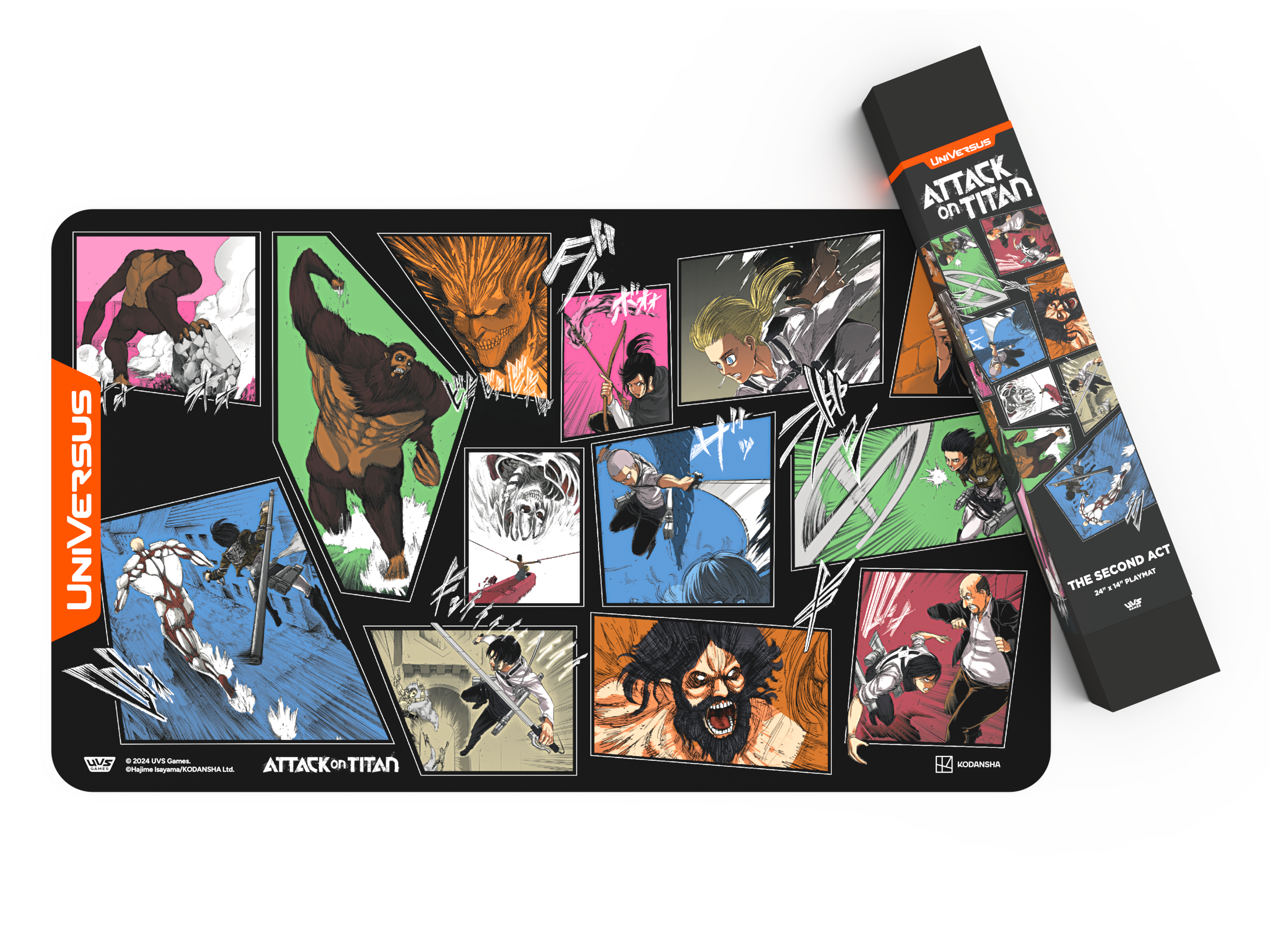 Universus : L'Attaque des Titans : Les Origines du Pouvoir - Tapis de jeu Le Deuxième Acte