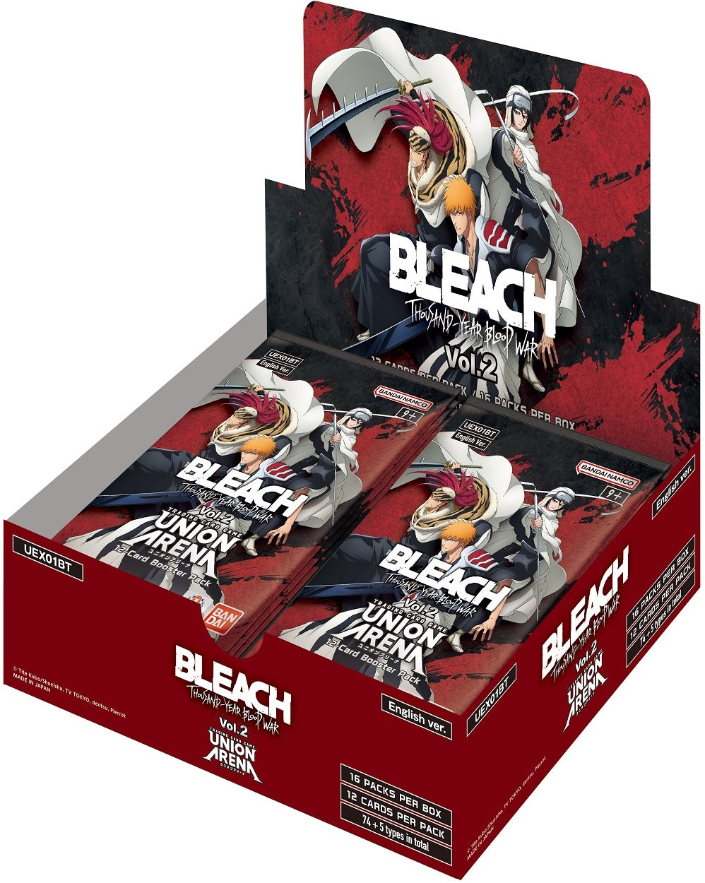 Union Arena : Bleach Thousand Year Blood War Volume 2 Booster Box UEX01BT