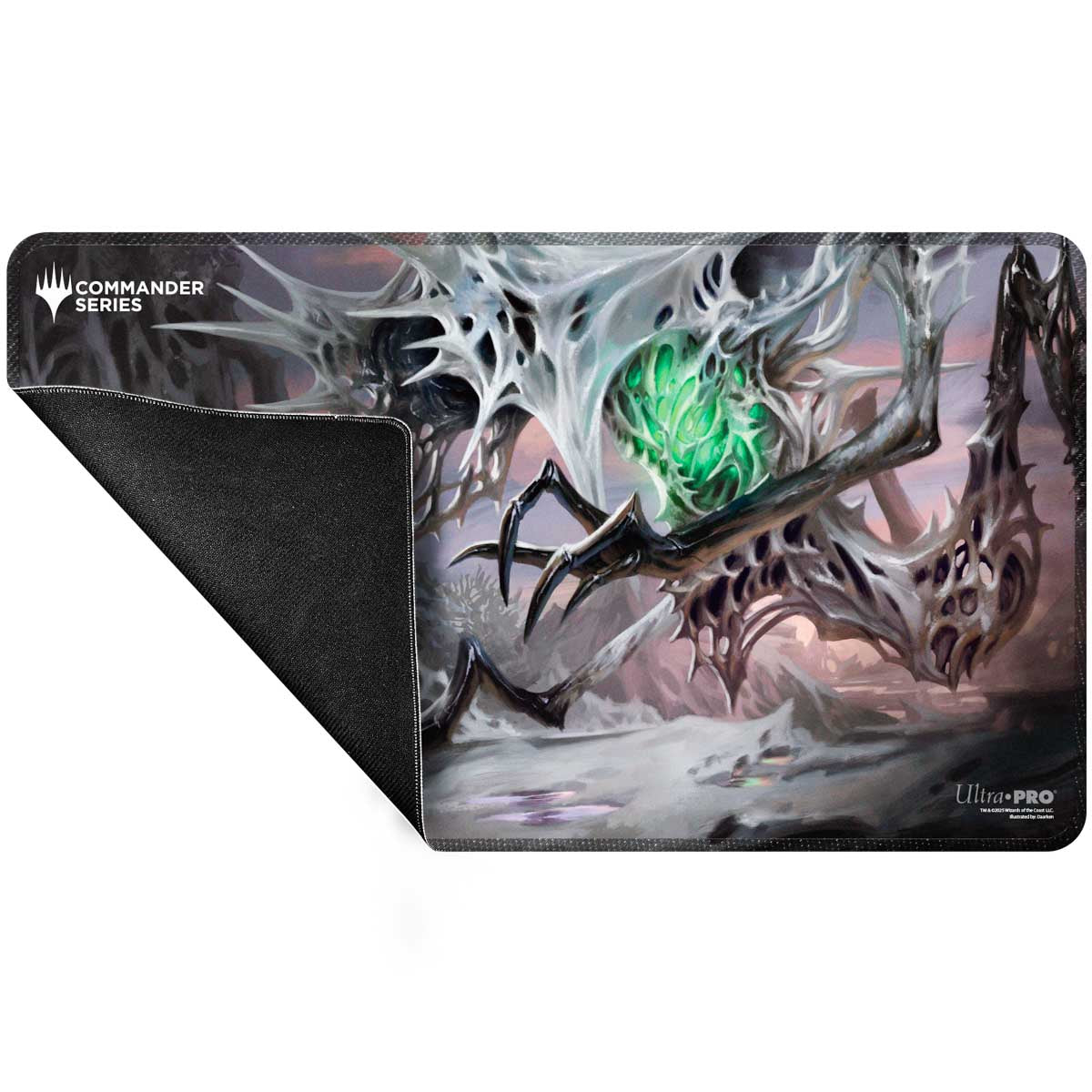 Tapis de jeu Magic: The Gathering Commander Series noir cousu - Yarok