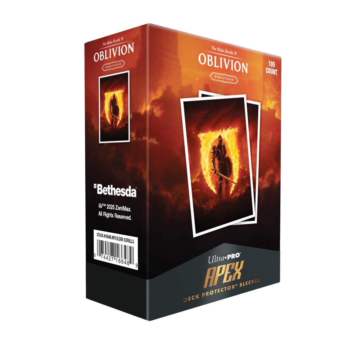 Apex Deck Protector Sleeves: The Elder Scrolls IV: Oblivion Remastered 105CT
