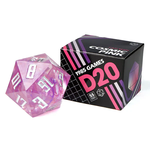 Mega D20 - Rose cosmique Sharp Edge 55MM