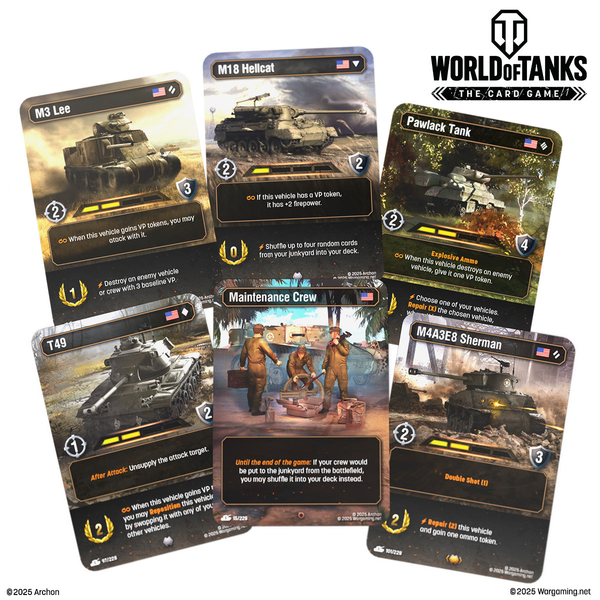 World Of Tanks JCC Première Frappe : Deck de démarrage USA (Précommande)