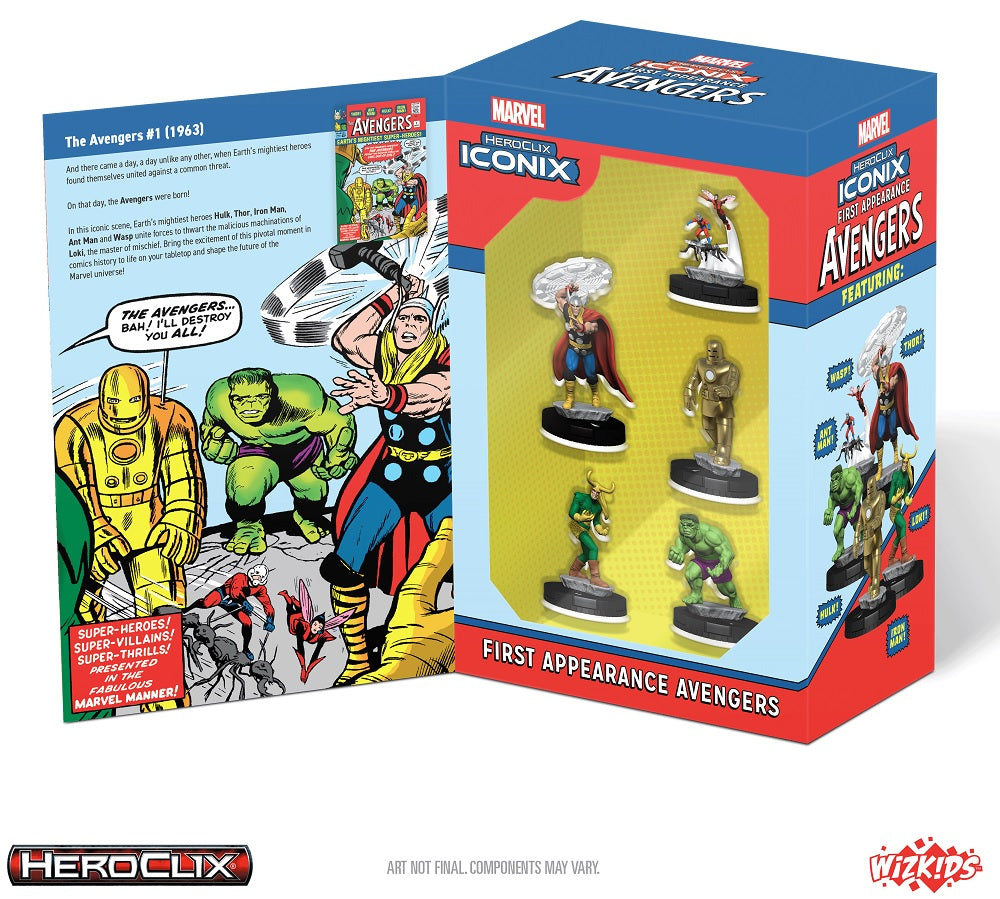 Marvel Heroclix : Iconix, première apparition des Avengers