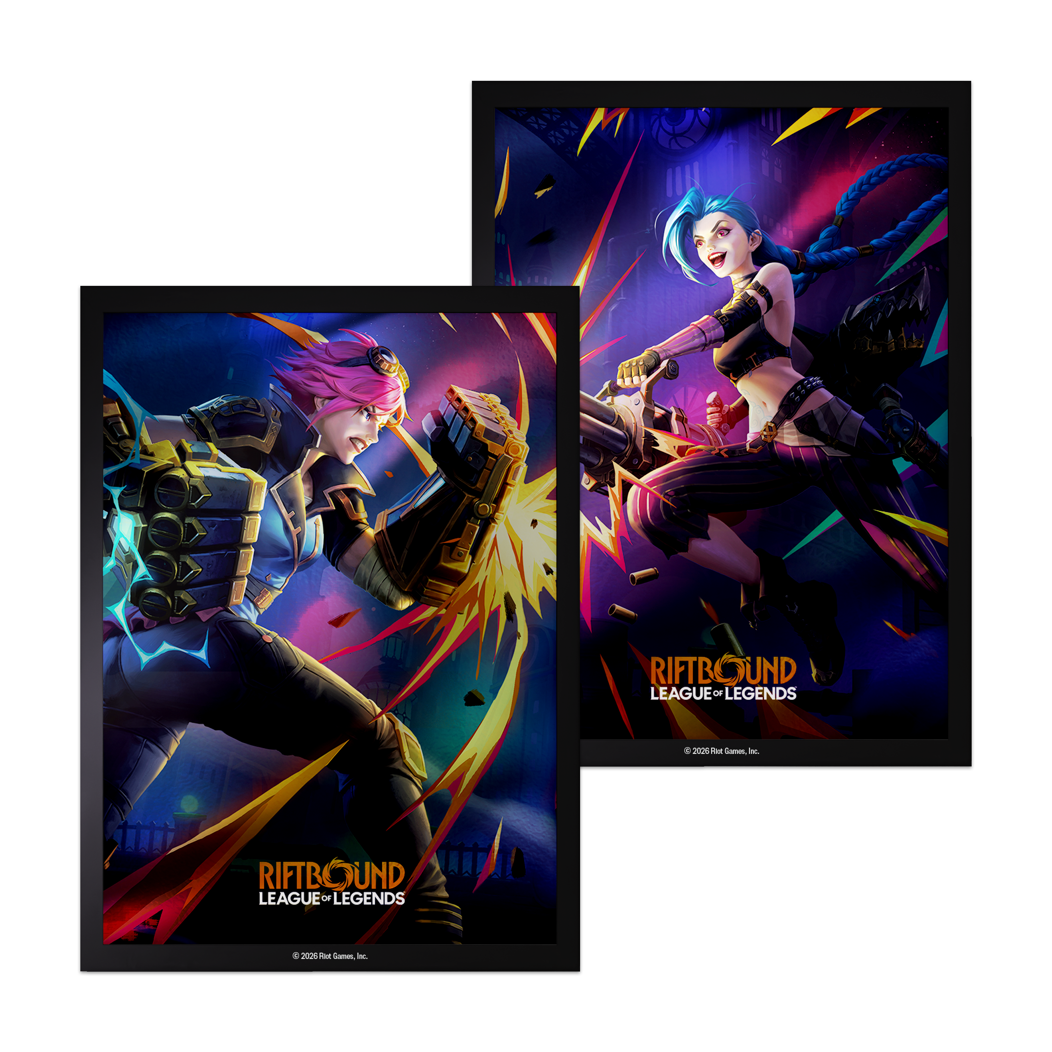 Riftbound TCG: Vendetta Art Sleeves - #1 Vi vs Jinx 100CT (Pre-Order)