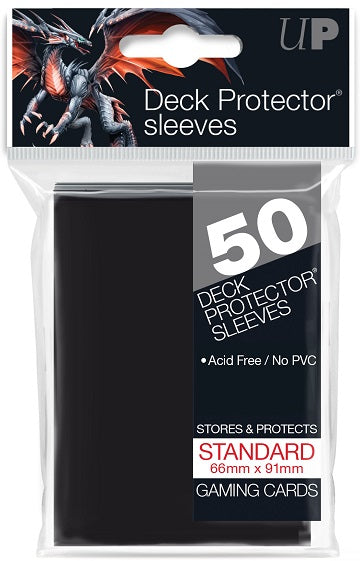 D-Pro Sleeves 50CT: Black