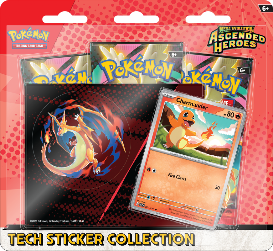 Collection d'autocollants techniques Pokémon JCC : ME02.5 Héros Ascendants