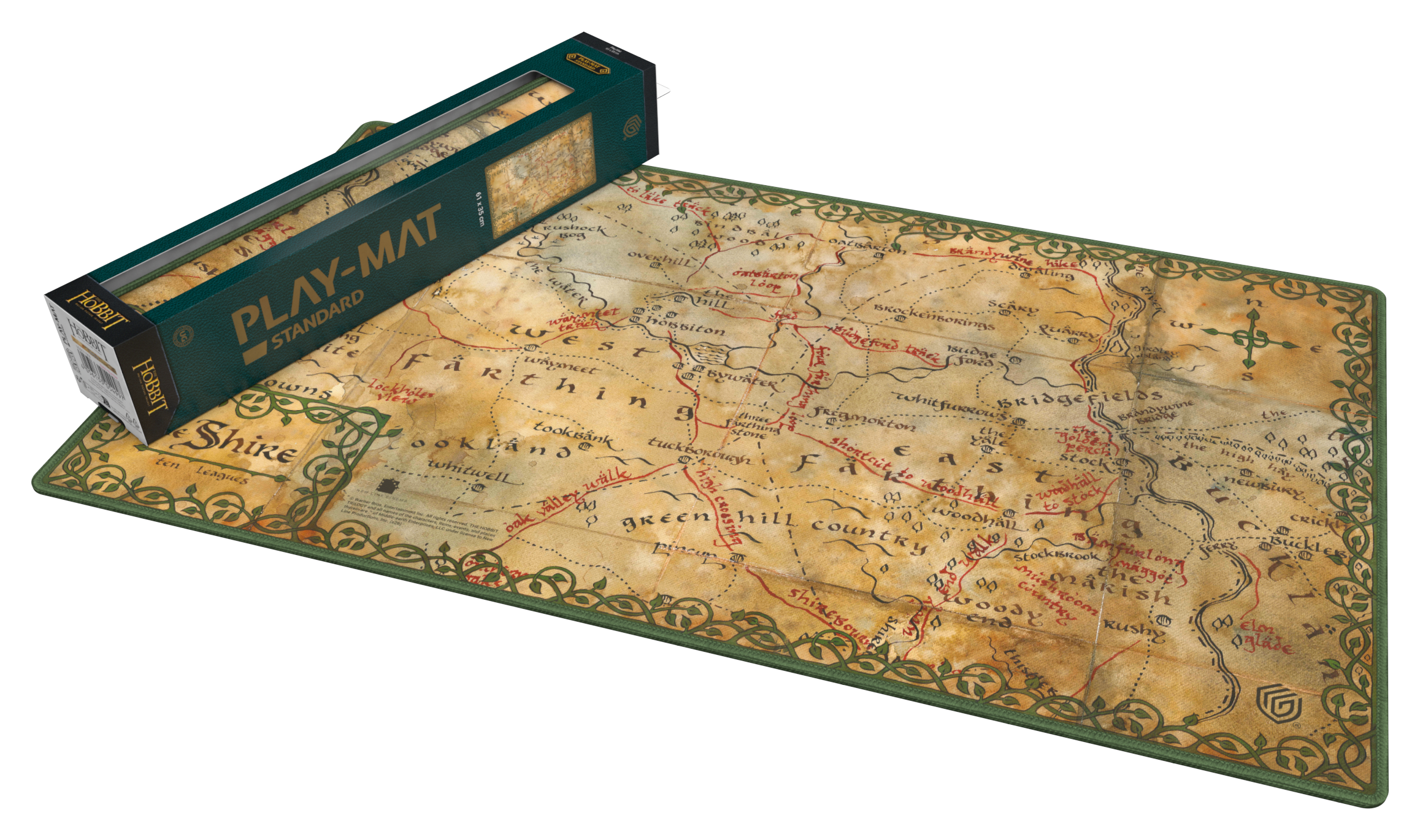 The Hobbit Map Playmat - The Shire
