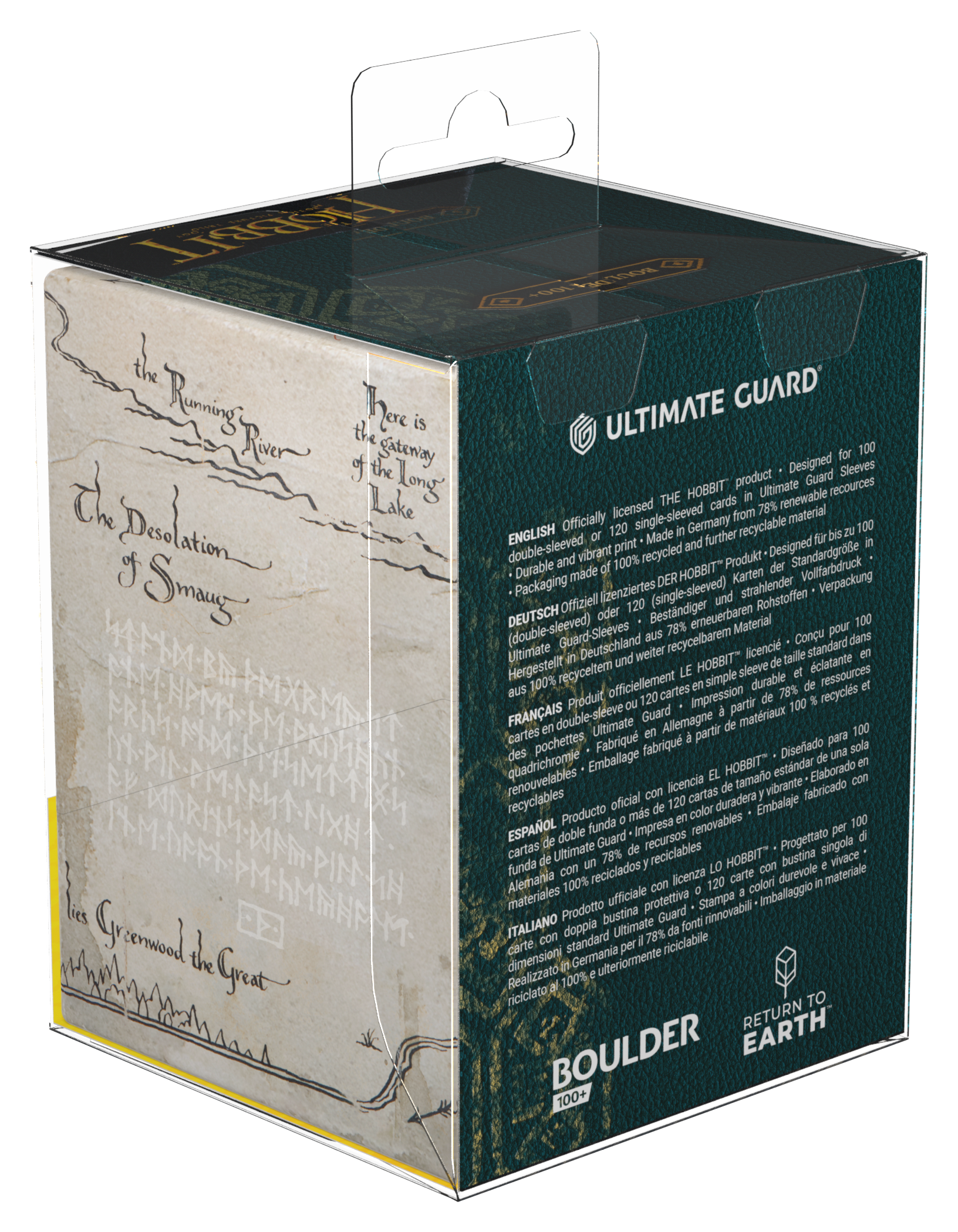 Return to Earth: Deck Case Boulder 100+ The Hobbit - Thror's Map