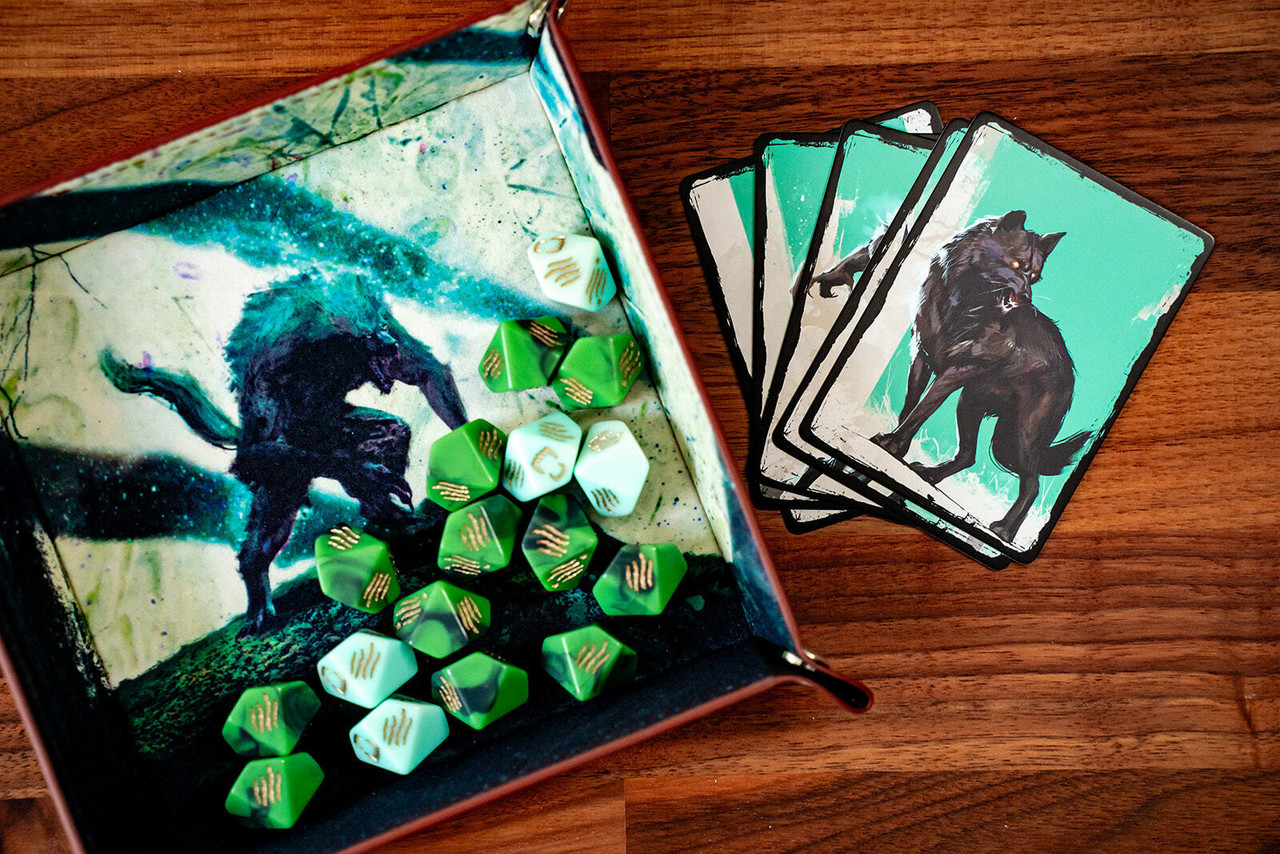 Werewolf: The Apocalypse 5E Luna's Fury Limited Dice and Tray Accessory Pack