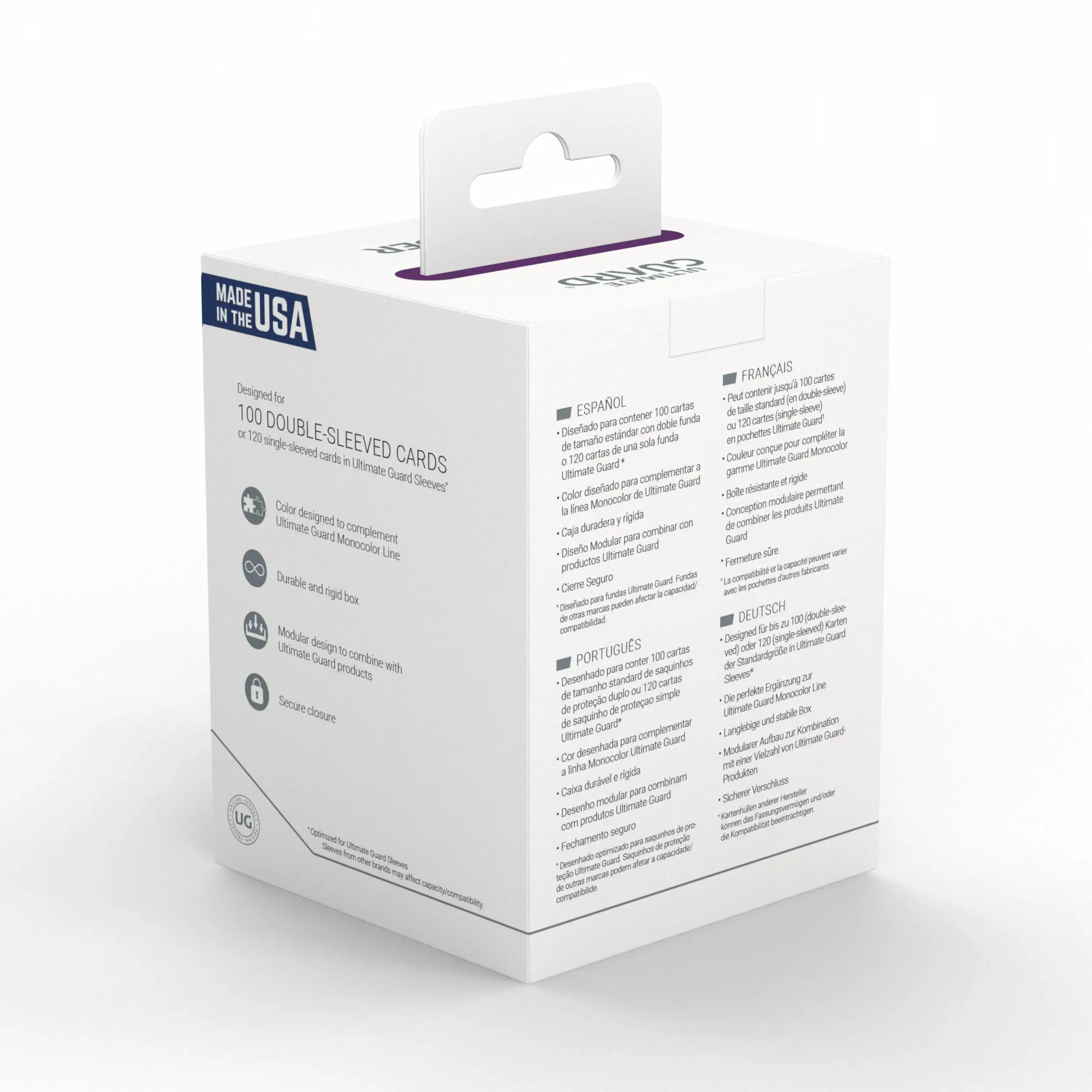 Deck Case Boulder 100+ Solid Purple