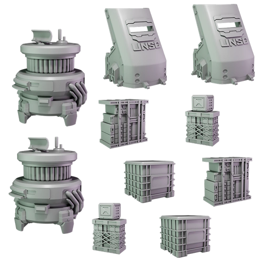 Halo Flashpoint: UNSC Base Scenery Set