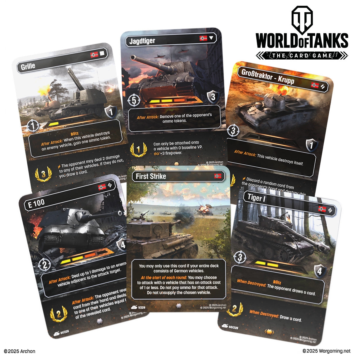 World Of Tanks JCC Première Frappe : Deck de démarrage Allemagne (Précommande)