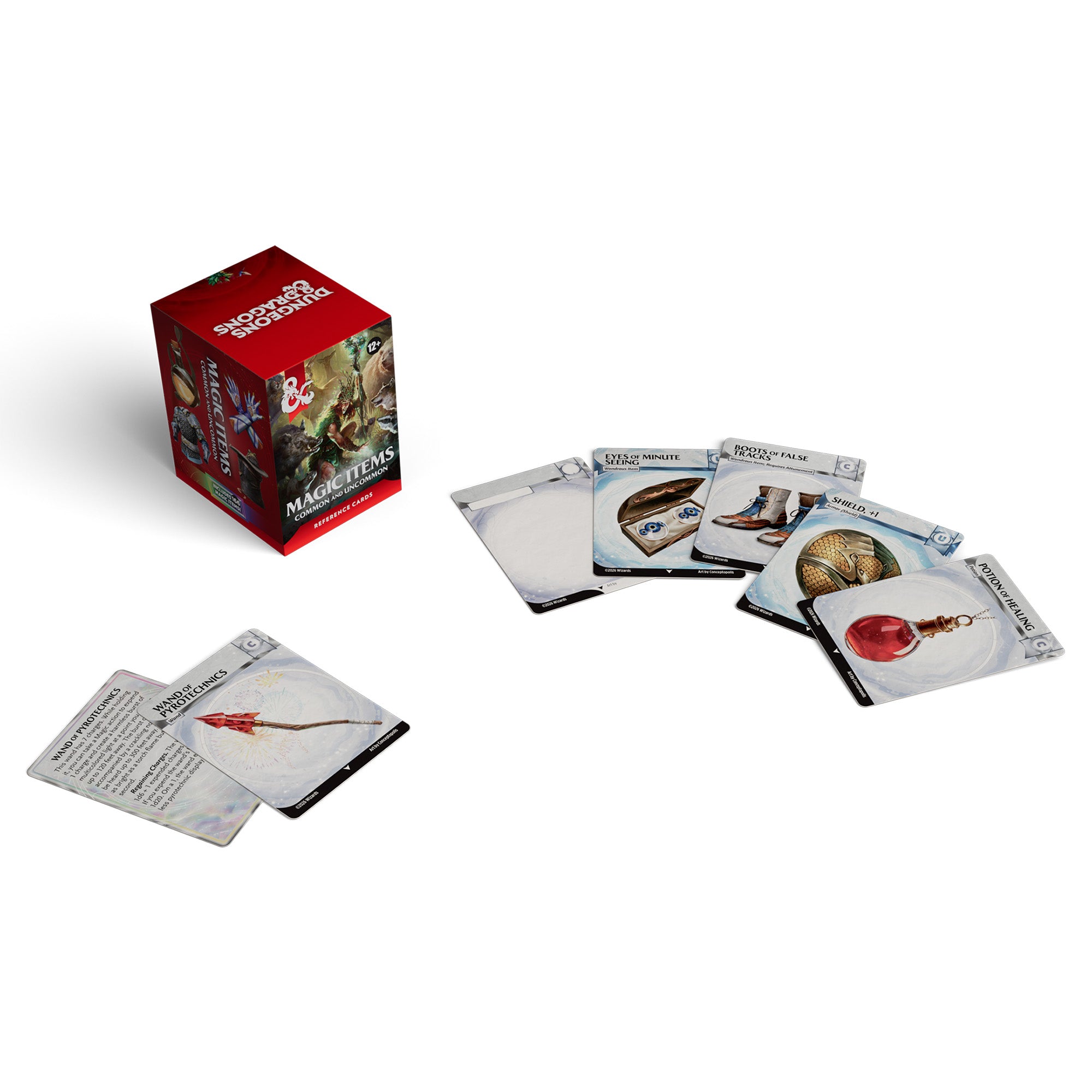 D&D Reference Cards: Magic Items - Common and Uncommon (English)