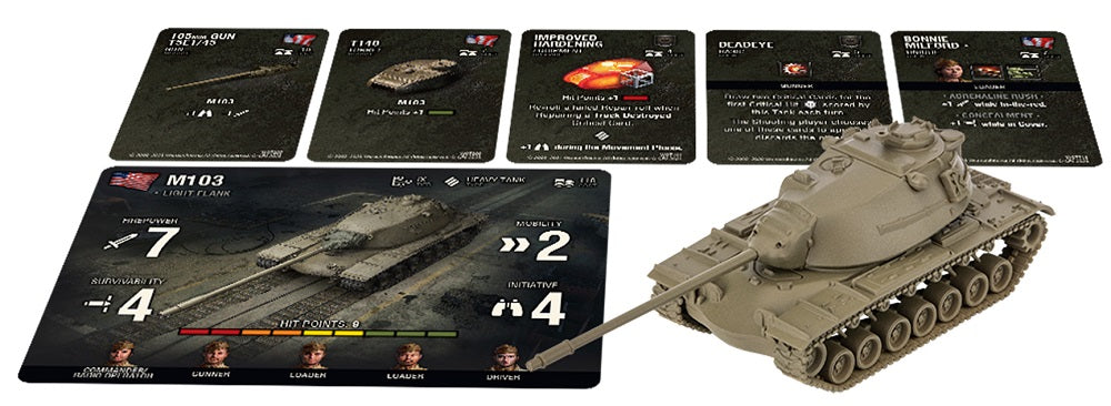 World of Tanks Miniatures Game: American M103 (English)