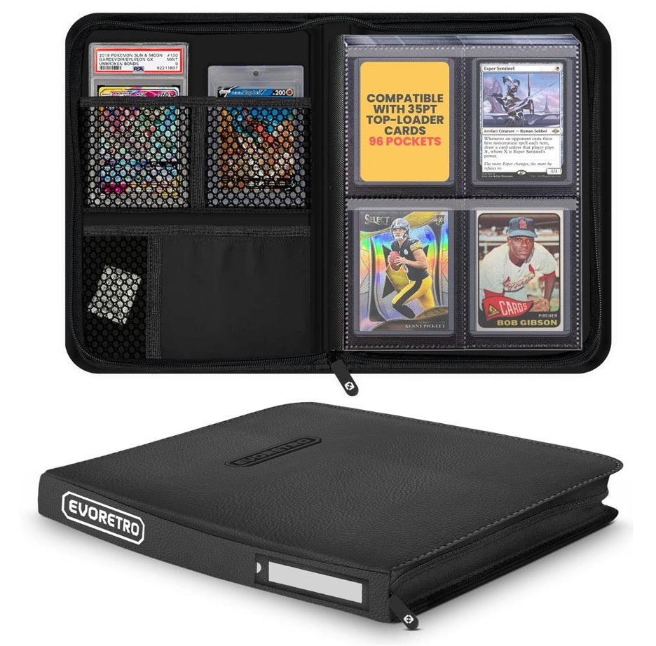 Shield+ Compact 96 Topload Card Binder - Black