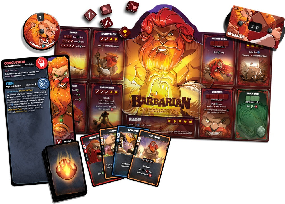 Dice Throne Hero Pack: Barbarian (English)