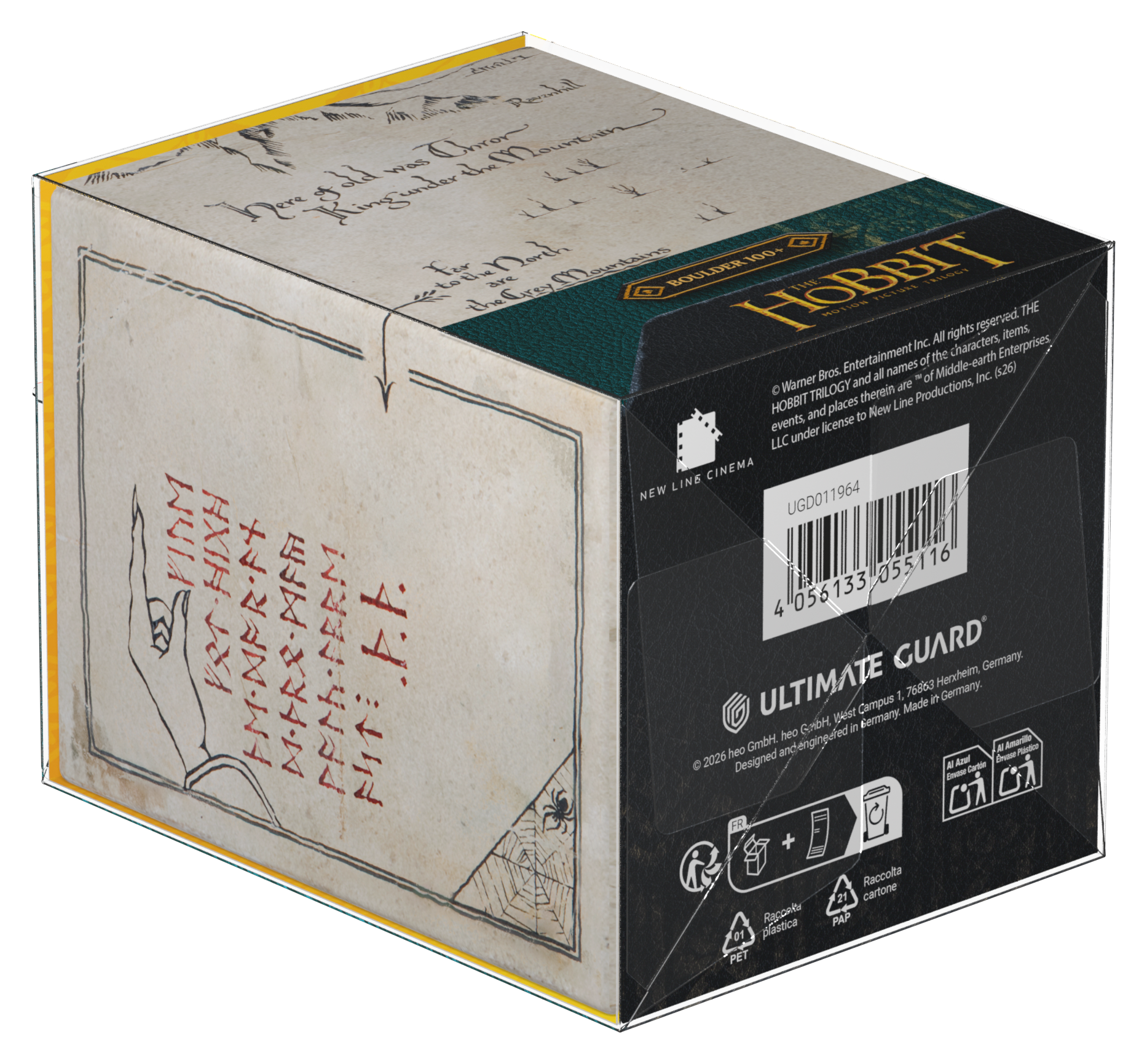 Return to Earth: Deck Case Boulder 100+ The Hobbit - Thror's Map
