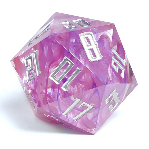 Mega D20 - Rose cosmique Sharp Edge 55MM