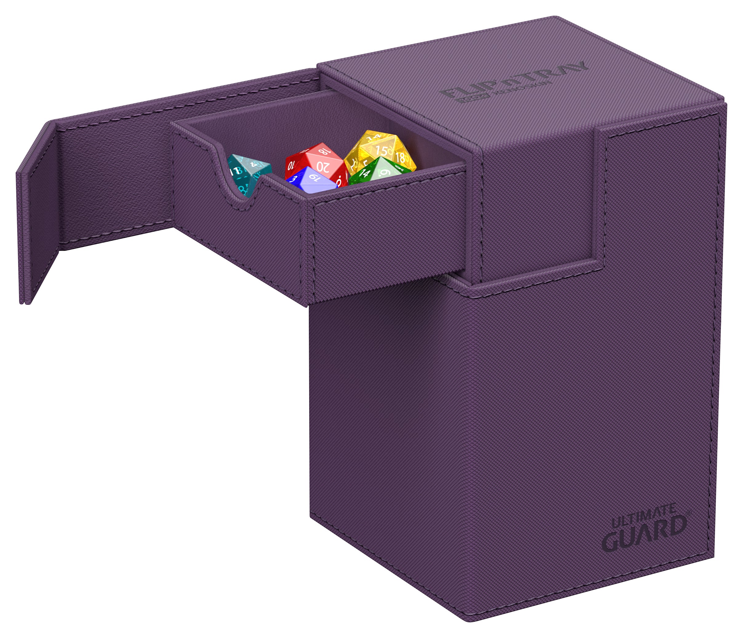 Étui à cartes Flip'n'Tray Mono-Couleur 100+ Violet