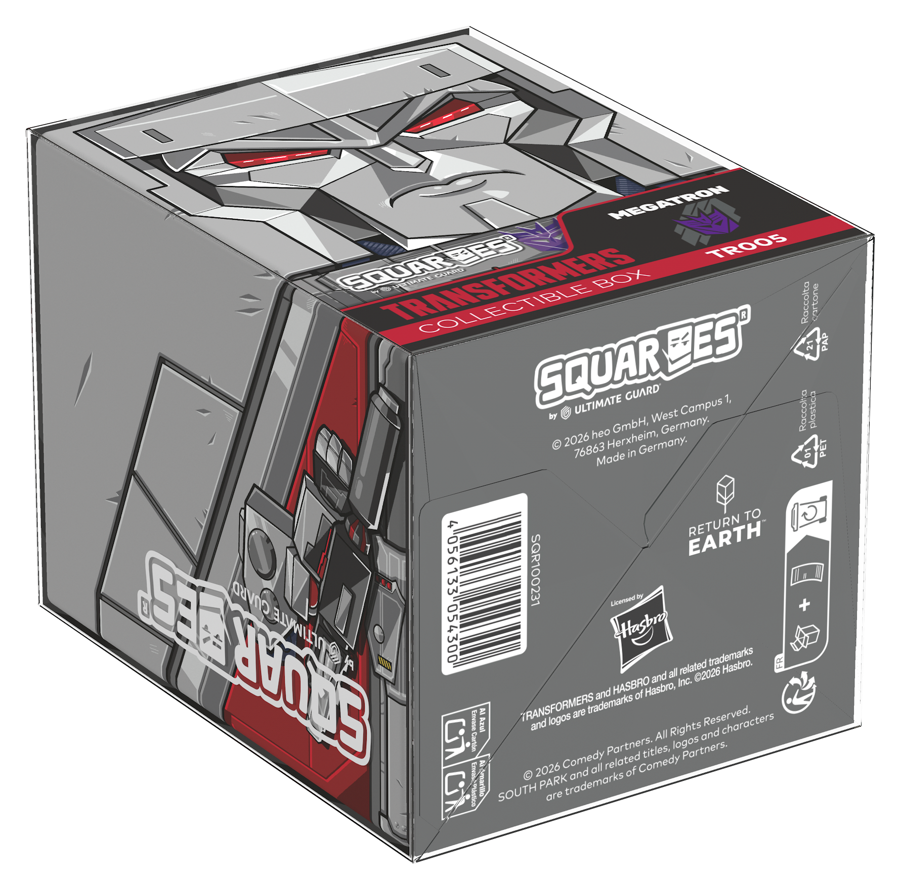 Squaroes Transformers Deck Case 100+: Megatron