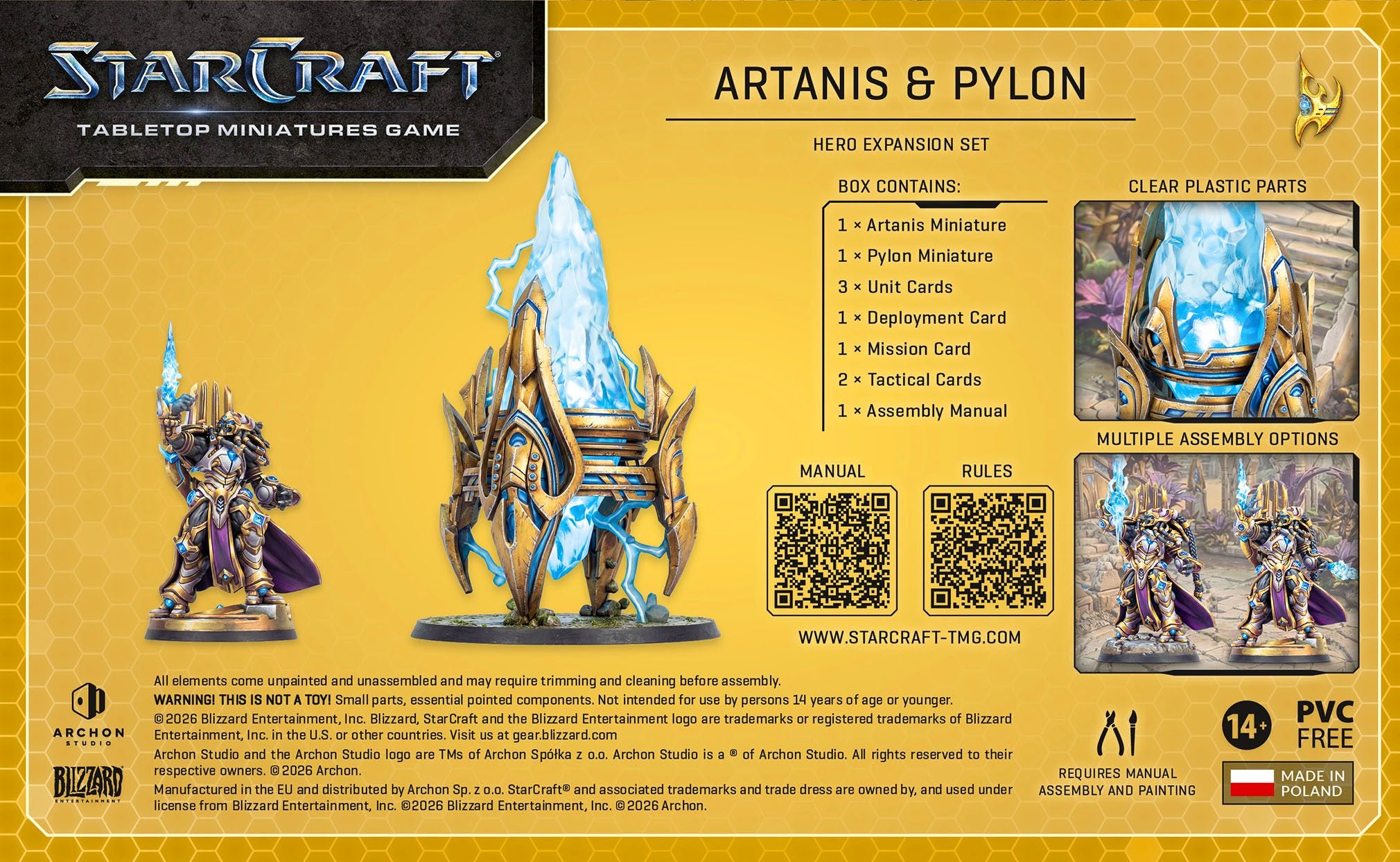 Starcraft: Protoss - Artanis and Pylon Hero Expansion Set (Pre-Order)