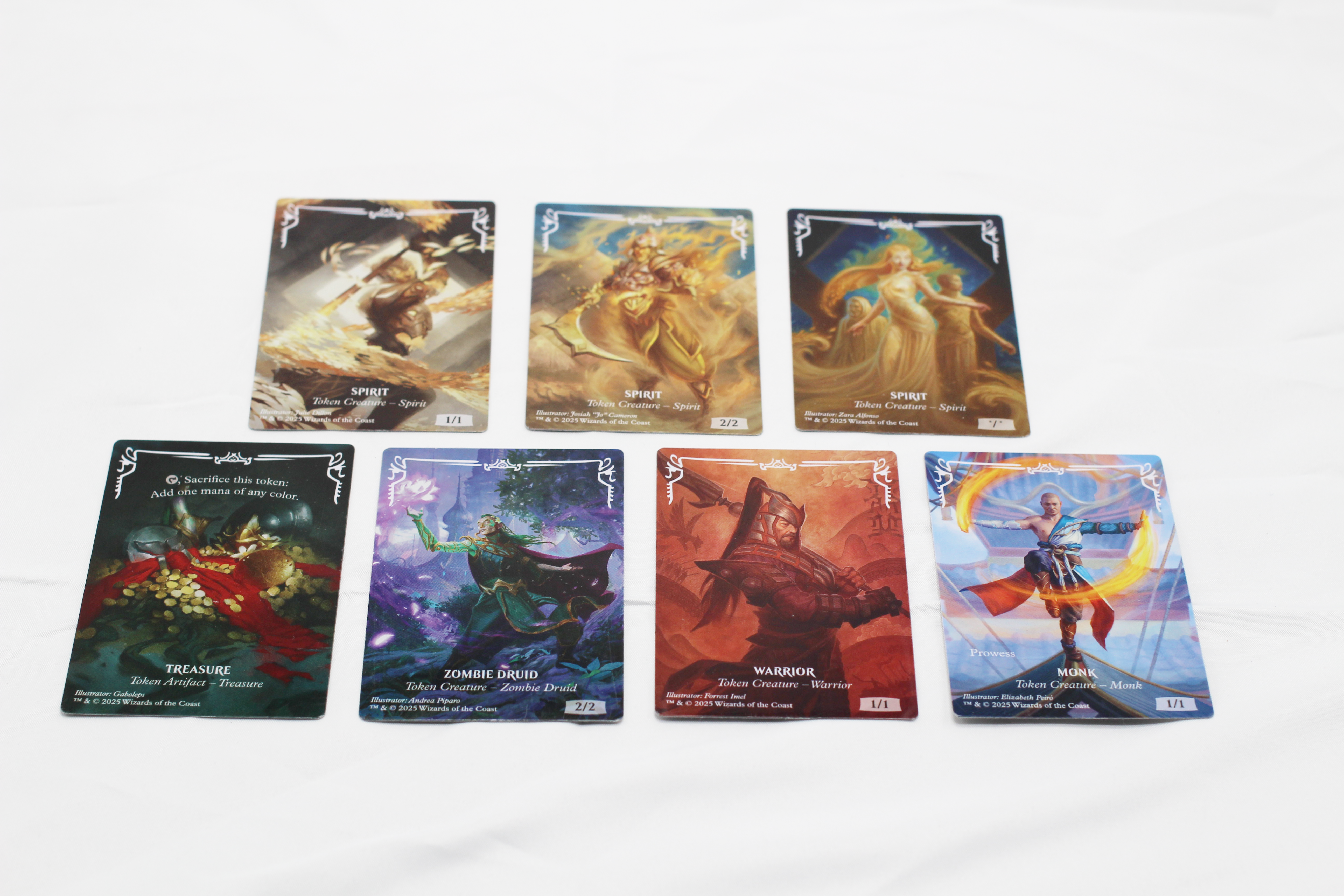 Ensemble de jetons Magic: The Gathering Tarkir Dragonstorm de Beadle & Grimm