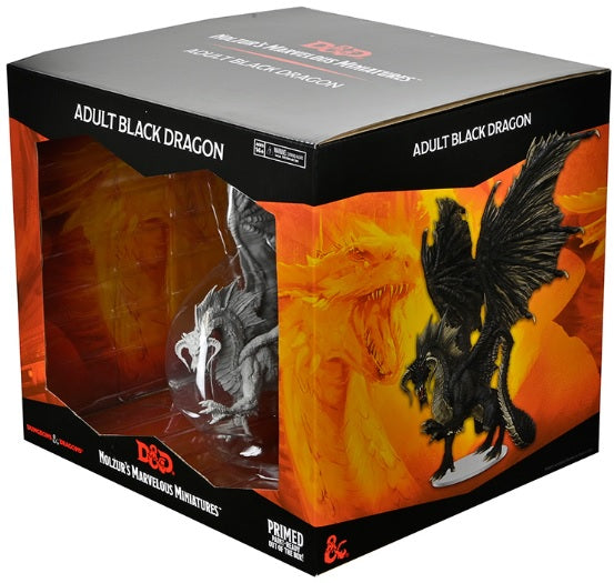 Dragon noir adulte non peint