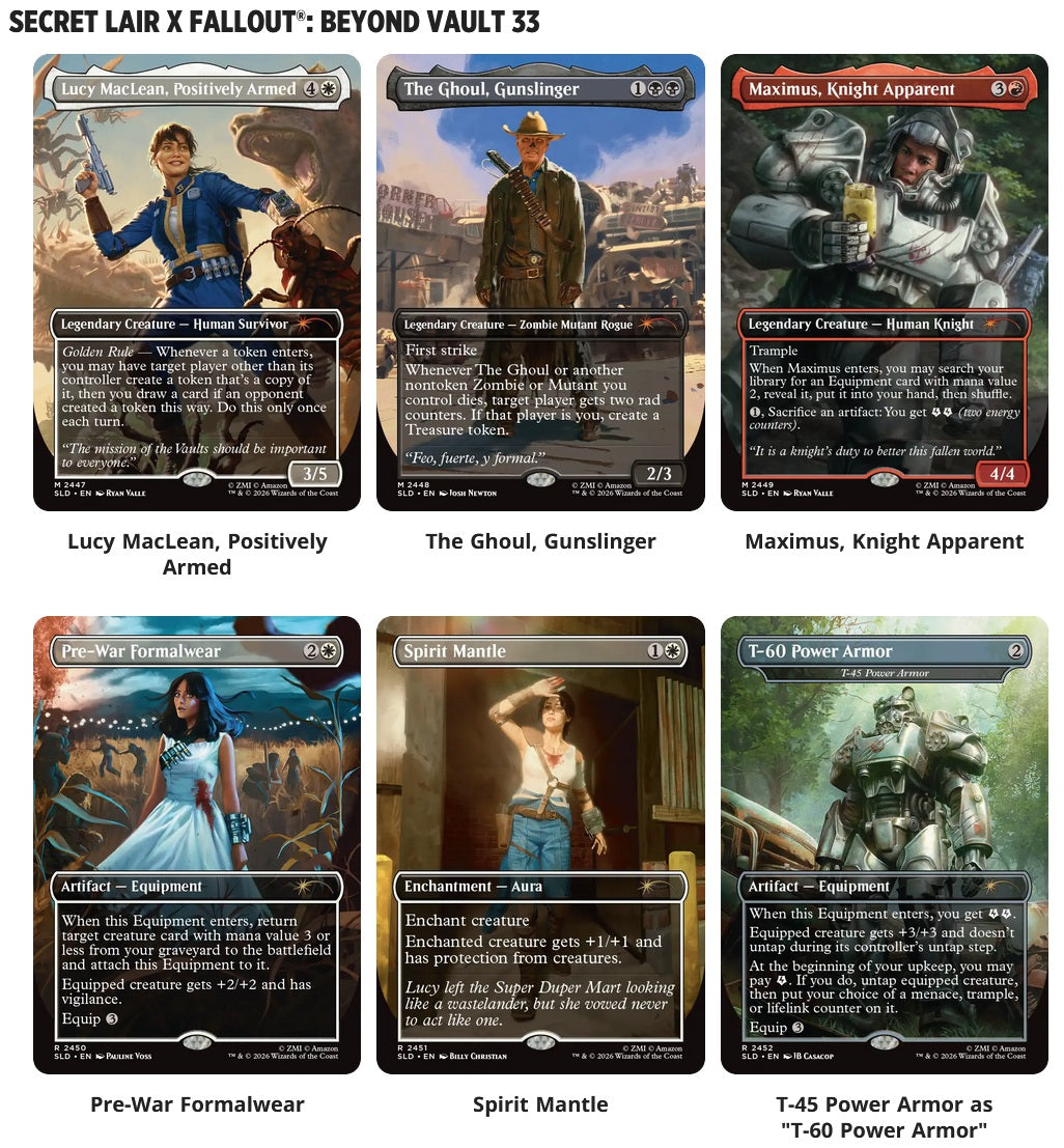 Secret Lair x Fallout - Beyond Vault 33 (Non-Foil Edition) (English)
