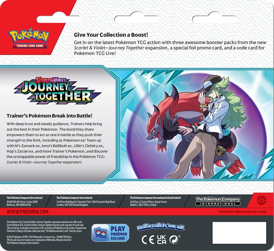 Pokémon JCC : SV9 Voyage Ensemble 3 Booster Blister