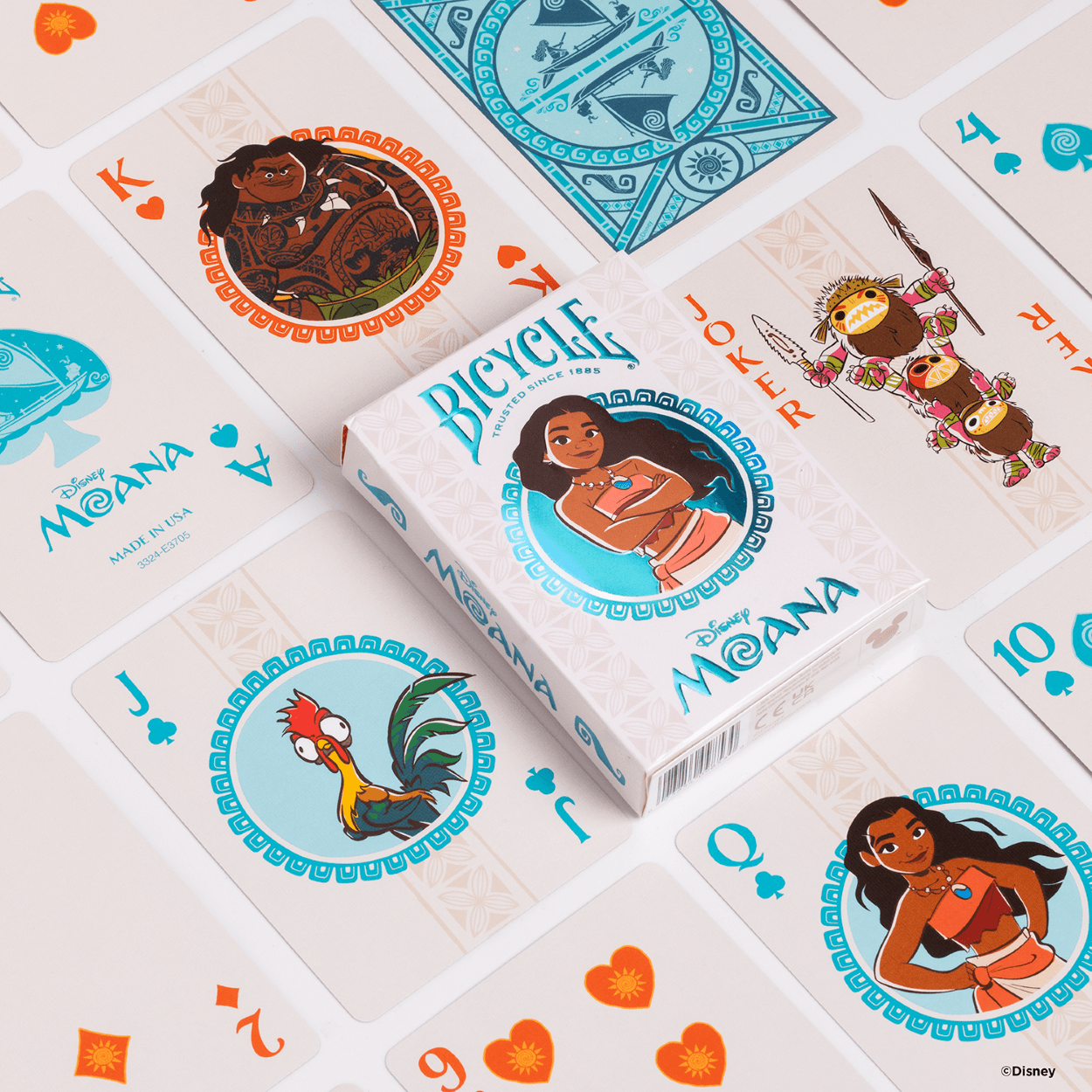 Cartes à jouer Disney Moana