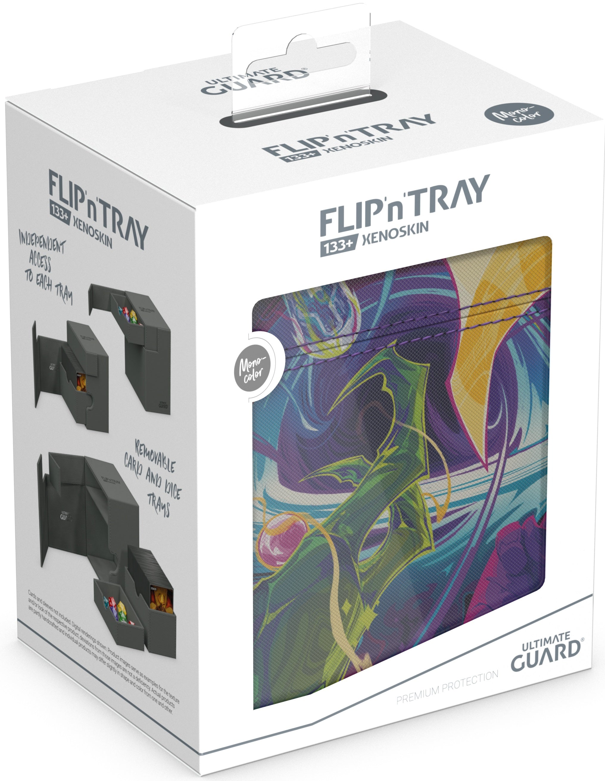 Étui Flip'n'Tray pour decks 133+ Xenoskin - MTG Edge of Eternities - Haliya et Tezzeret