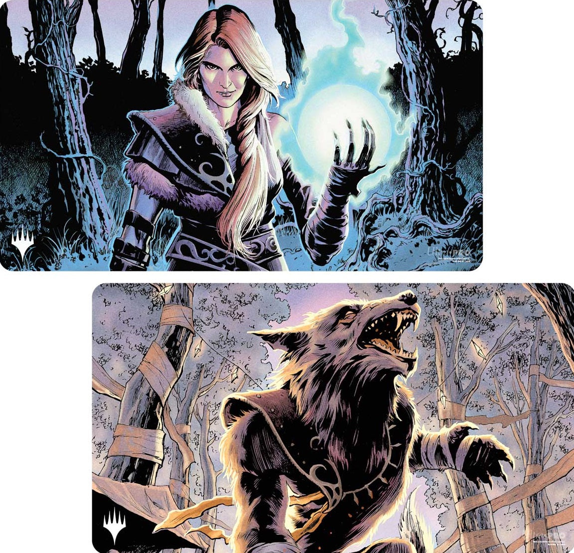 Tapis de jeu Magic: The Gathering - Innistrad Remastered : Double face, plusieurs cartes mythiques Arlinn Kord