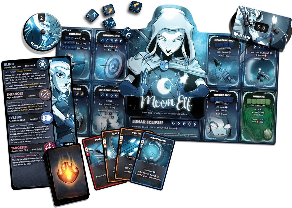 Dice Throne Hero Pack: Moon Elf (English)