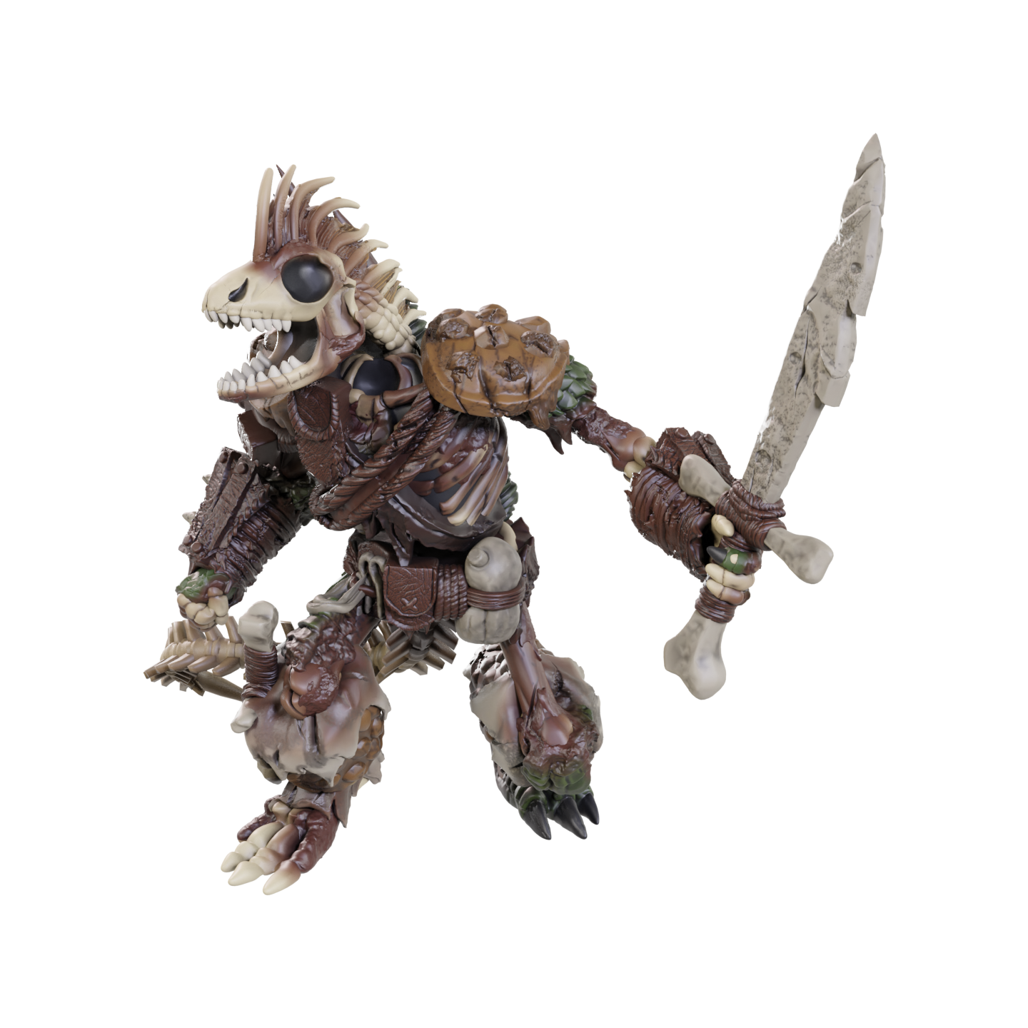 Squelette d'homme-lézard - Vague 23