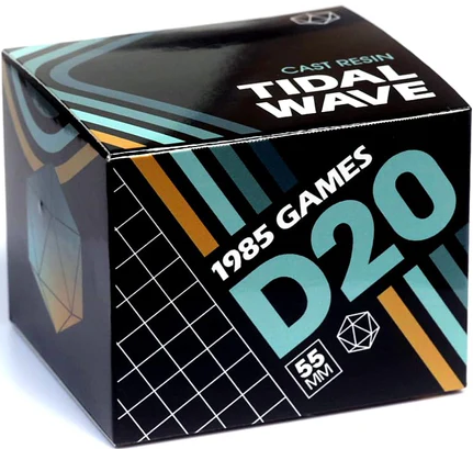 Mega D20 - Bord tranchant de la vague de marée 55MM