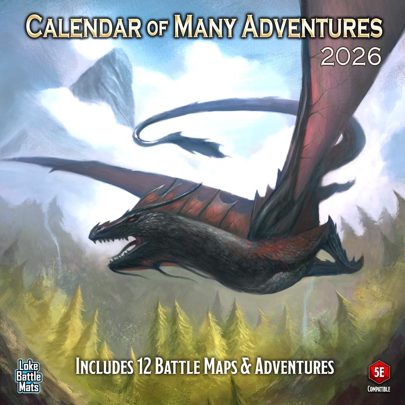 Calendar of Many Adventures (English)