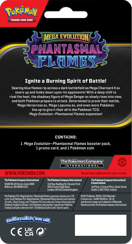 Pokemon TCG: ME02 Phantasmal Flames Checklane Blister Pack