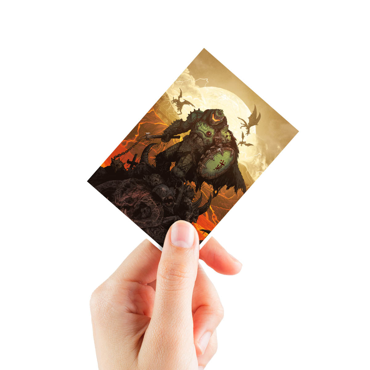 Apex Deck Protector Sleeves: Doom Bethesda V2 105CT