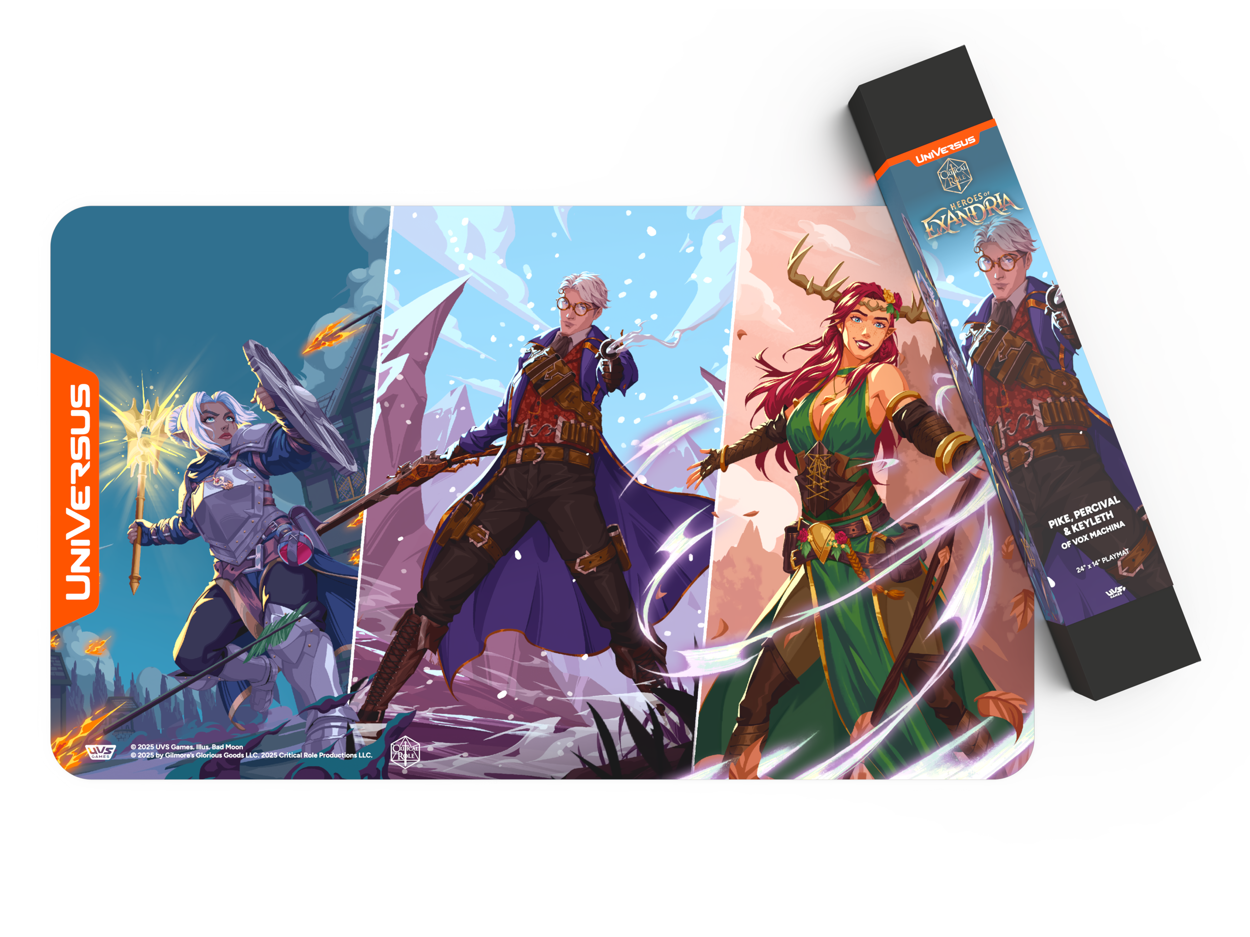 Tapis de jeu Critical Role : Héros d'Exandria : Pike, Percival, Keyleth
