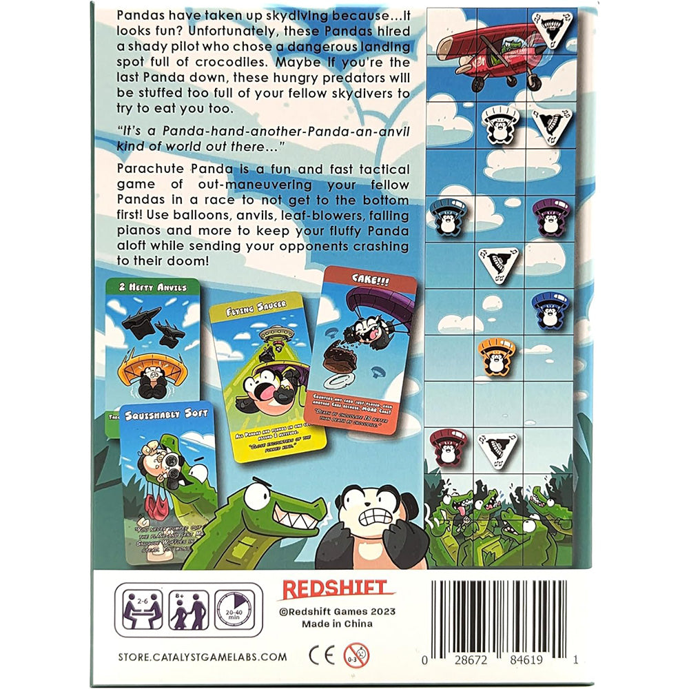 Panda parachute (anglais)