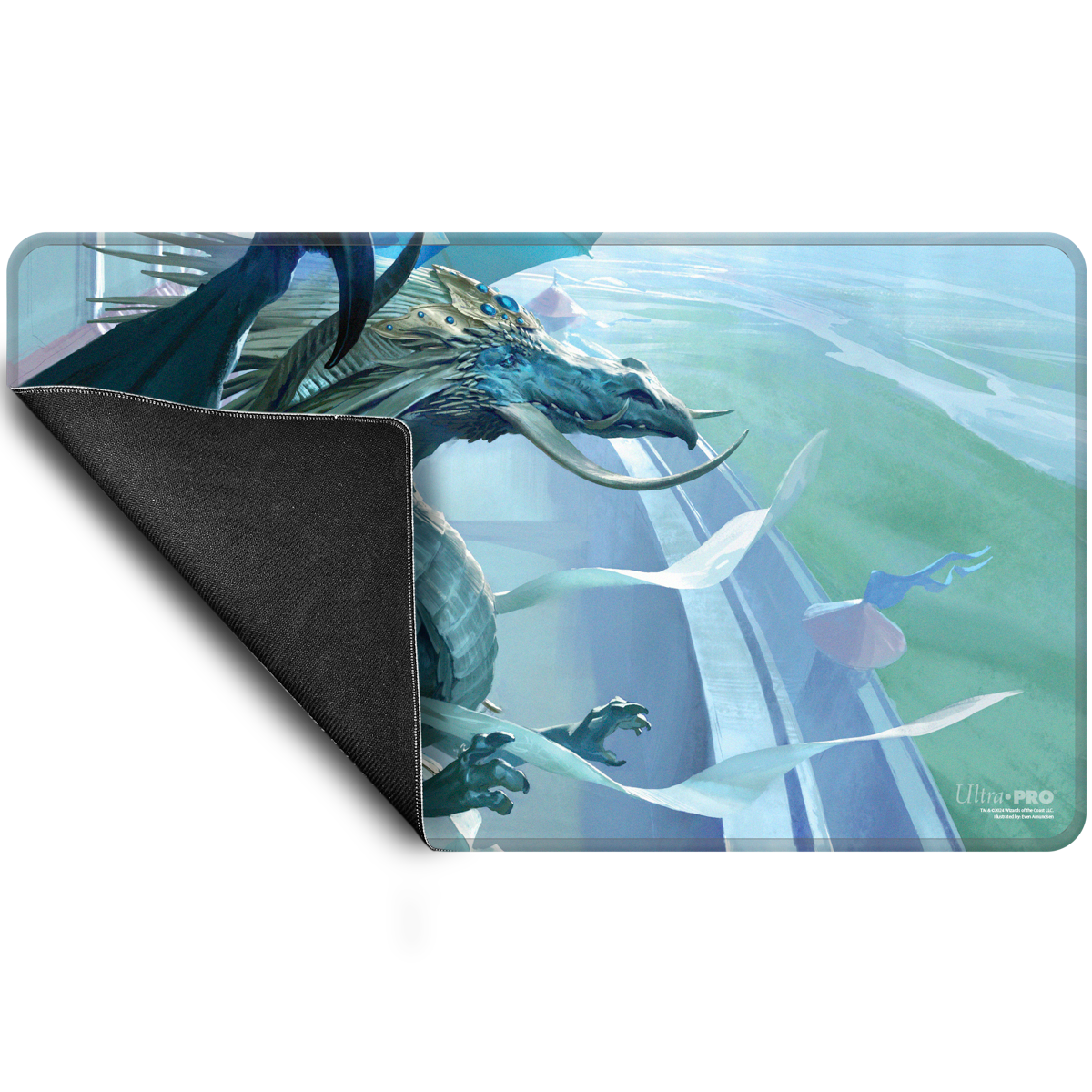 Tapis de jeu cousu noir Magic: The Gathering - Série Commander : Arcades